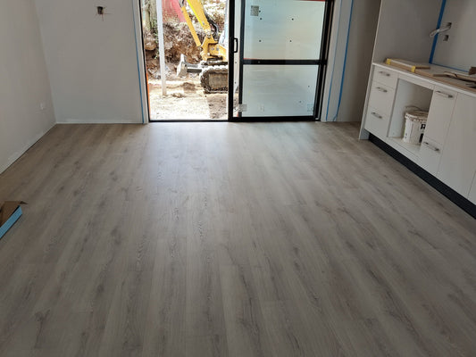 CLM5788 03.2024 8mm Belgium Made Laminate Flooring Installation at Dunkirk Terrace, Auckland
