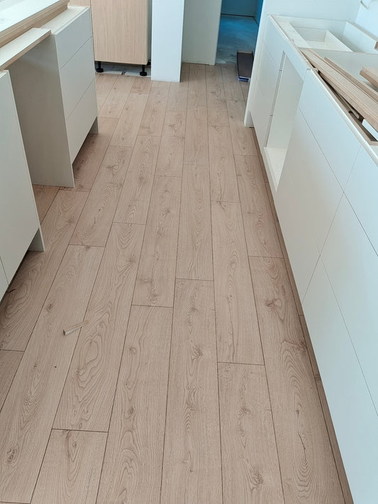 CLM5802 03.2025 8mm Belgium Made Laminate Flooring Installation at Tipu Crescent, Auckland