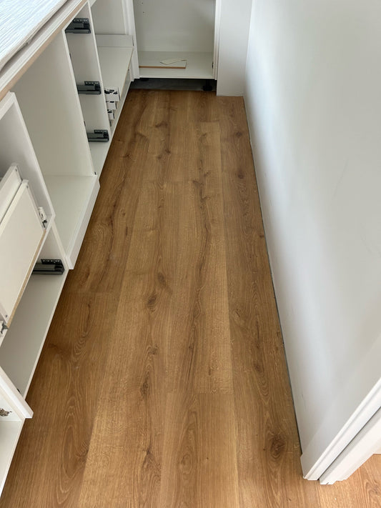 MJ3551 07.2024 9.5mm Belgium Made Laminate Flooring Installation at Deuxberry Avenue, Auckland