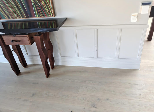 Western 05.2025 15mm Engineered Timber Flooring Installation at Gibbs Farm, Auckland