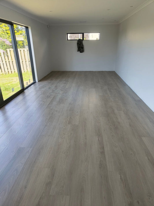 K1305 12.2024  8MM Belgium Made Laminate Flooring  at  Matata Street, Auckland